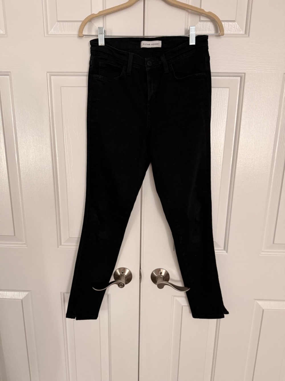 Flying Monkey Black Ankle Crop Jeans